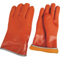 Totalmente Acrílico Forro Laranja PVC Inverno Trabalho Glove- (5126)